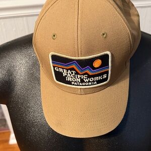 Patagonia Tan Hat with Logo Patch